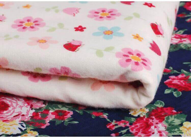 活性印花法兰绒面料Reactive Print Cotton Flannel Fabric