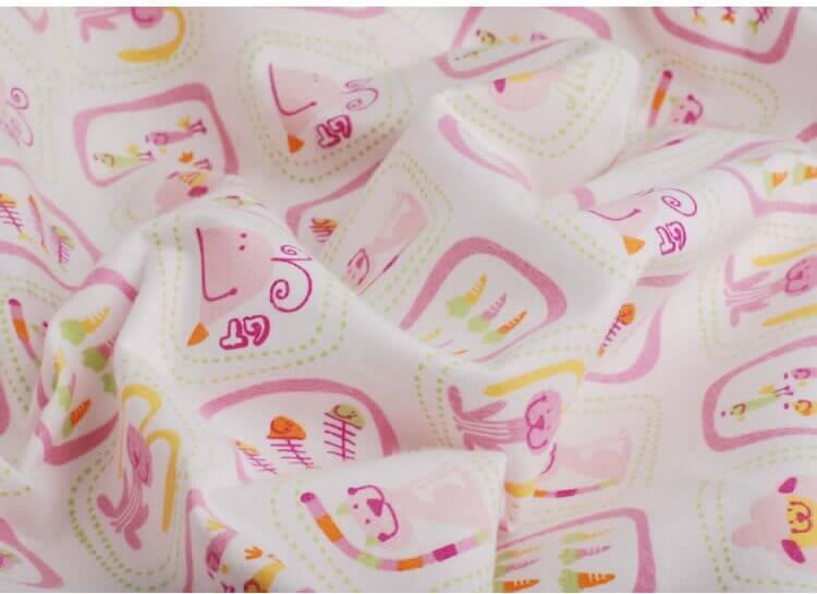活性印花法兰绒面料Reactive Print Cotton Flannel Fabric
